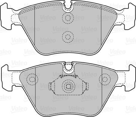 Valeo 598811 - Kit pastiglie freno, Freno a disco www.autoricambit.com