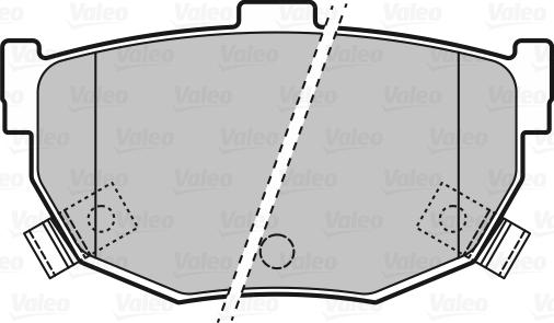 Valeo 598817 - Kit pastiglie freno, Freno a disco www.autoricambit.com