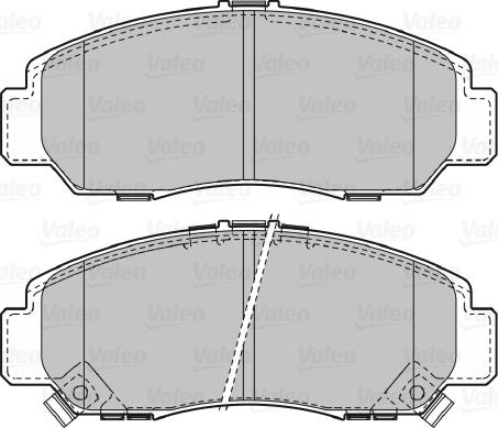 Valeo 598887 - Kit pastiglie freno, Freno a disco www.autoricambit.com