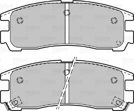 Valeo 598834 - Kit pastiglie freno, Freno a disco www.autoricambit.com