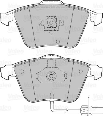 Valeo 598822 - Kit pastiglie freno, Freno a disco www.autoricambit.com