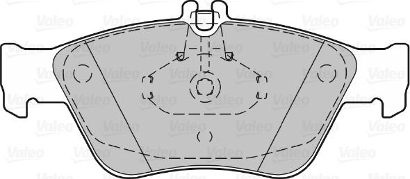 Valeo 598357 - Kit pastiglie freno, Freno a disco www.autoricambit.com