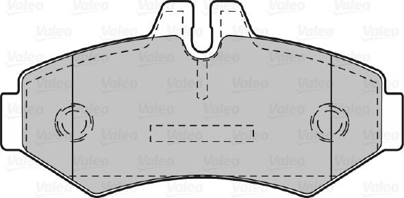 Valeo 598300 - Kit pastiglie freno, Freno a disco www.autoricambit.com