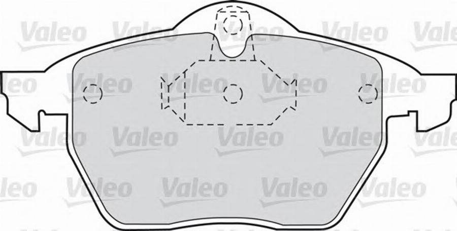 Valeo 598321 - Kit pastiglie freno, Freno a disco www.autoricambit.com