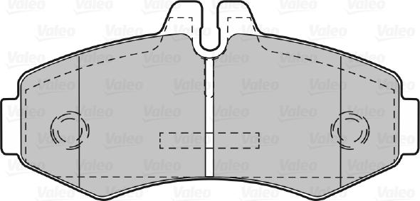 Valeo 598299 - Kit pastiglie freno, Freno a disco www.autoricambit.com