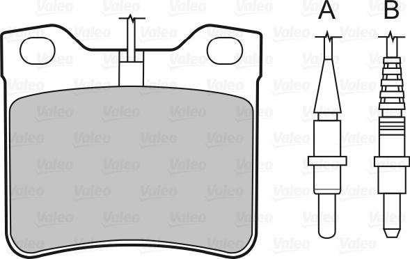 Valeo 598295 - Kit pastiglie freno, Freno a disco www.autoricambit.com