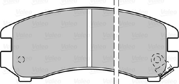 Valeo 598296 - Kit pastiglie freno, Freno a disco www.autoricambit.com