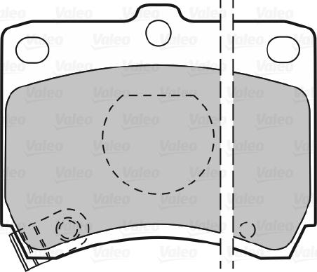 Valeo 598268 - Kit pastiglie freno, Freno a disco www.autoricambit.com