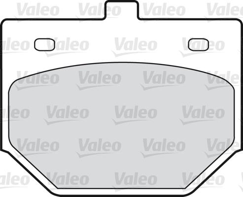 Valeo 598209 - Kit pastiglie freno, Freno a disco www.autoricambit.com