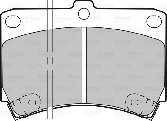 Valeo 598274 - Kit pastiglie freno, Freno a disco www.autoricambit.com