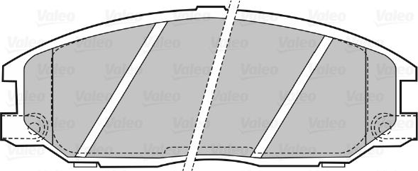 Valeo 598759 - Kit pastiglie freno, Freno a disco www.autoricambit.com