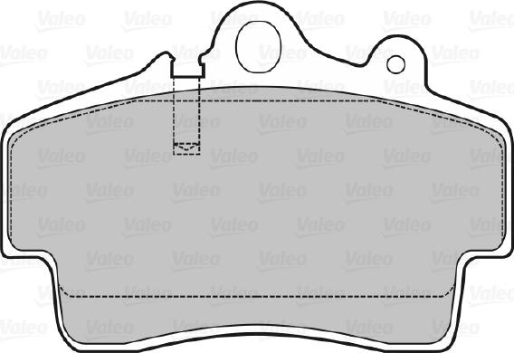 Valeo 598766 - Kit pastiglie freno, Freno a disco www.autoricambit.com