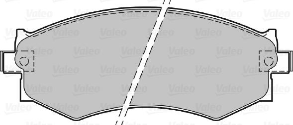 Valeo 598786 - Kit pastiglie freno, Freno a disco www.autoricambit.com