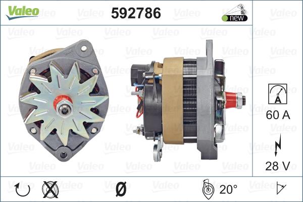 Valeo 592786 - Alternatore www.autoricambit.com