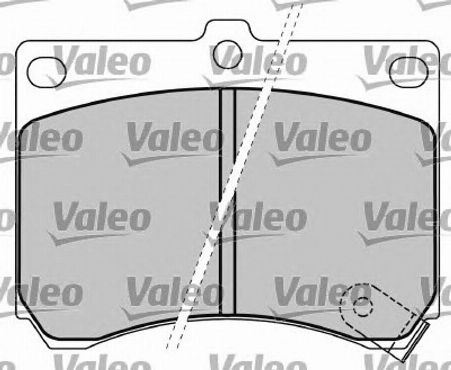 Valeo 597417 - Kit pastiglie freno, Freno a disco www.autoricambit.com