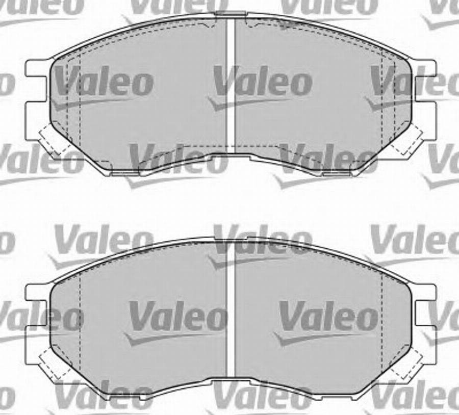 Valeo 597476 - Kit pastiglie freno, Freno a disco www.autoricambit.com