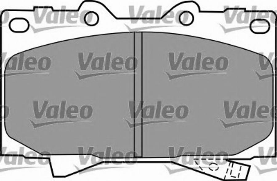 Valeo 597512 - Kit pastiglie freno, Freno a disco www.autoricambit.com