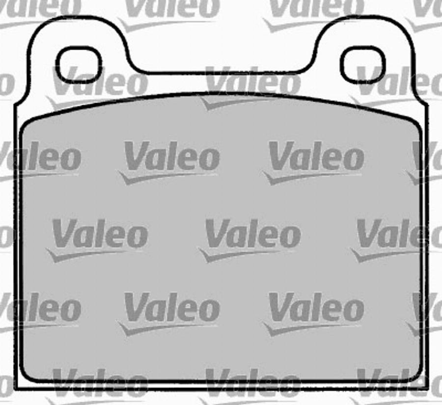 Valeo 597001 - Kit pastiglie freno, Freno a disco www.autoricambit.com