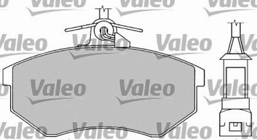 Valeo 597143 - Kit pastiglie freno, Freno a disco www.autoricambit.com