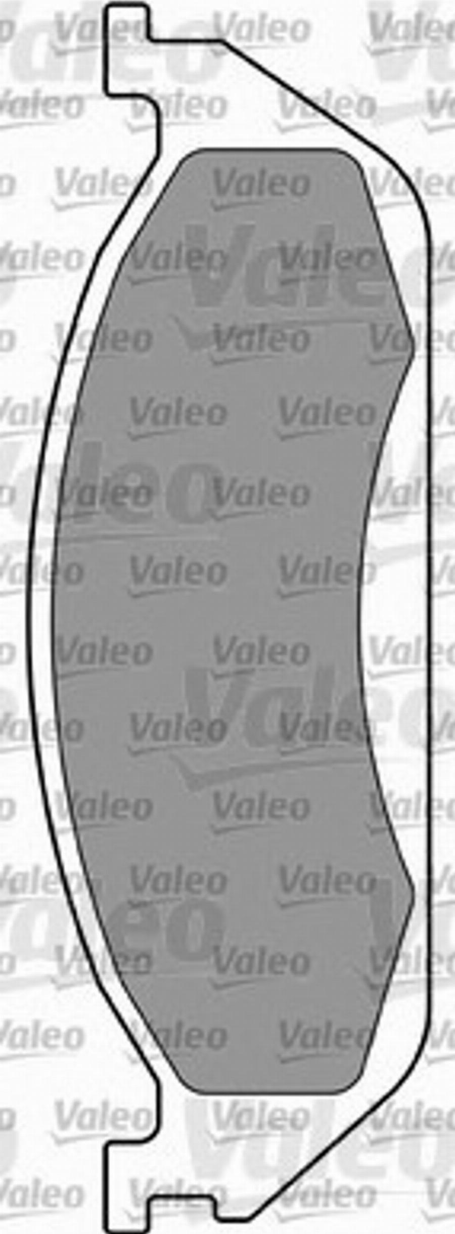 Valeo 597316 - Kit pastiglie freno, Freno a disco www.autoricambit.com