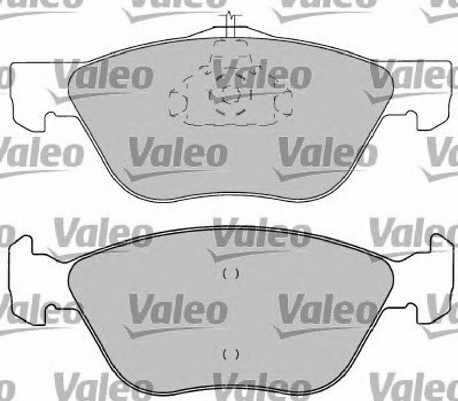 Valeo 597217 - Kit pastiglie freno, Freno a disco www.autoricambit.com