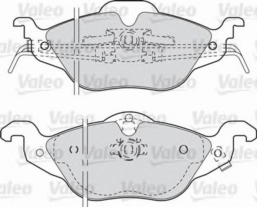 Valeo 540941 - Kit pastiglie freno, Freno a disco www.autoricambit.com