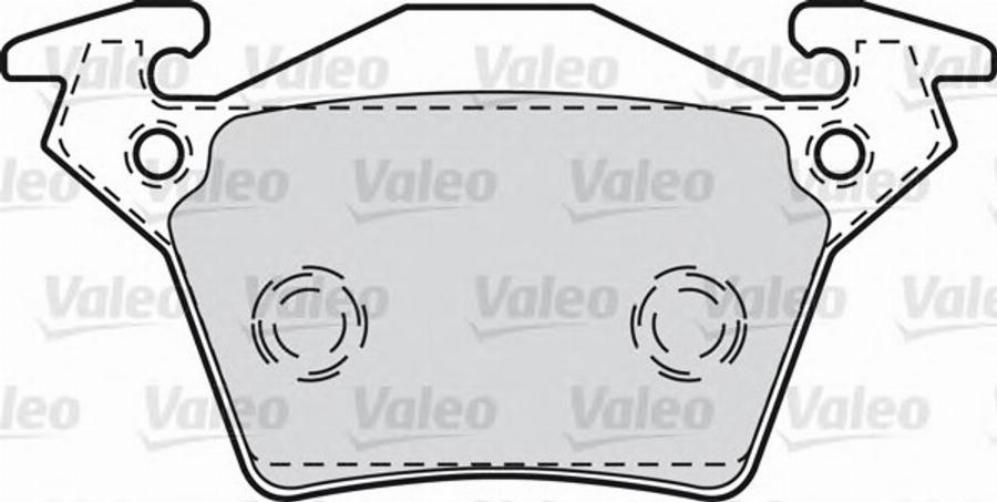 Valeo 540938 - Kit pastiglie freno, Freno a disco www.autoricambit.com