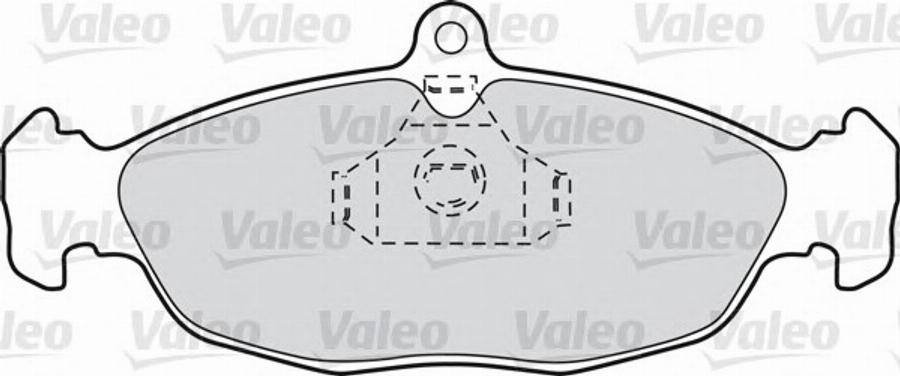 Valeo 540 493 - Kit pastiglie freno, Freno a disco www.autoricambit.com