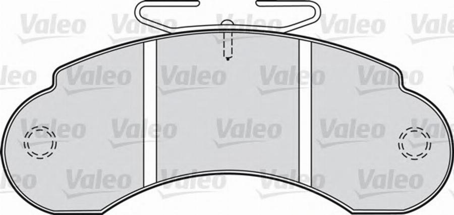 Valeo 540 441 - Kit pastiglie freno, Freno a disco www.autoricambit.com