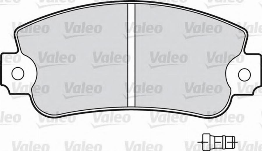 Valeo 540464 - Kit pastiglie freno, Freno a disco www.autoricambit.com