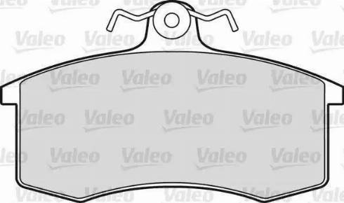 Valeo 598136 - Kit pastiglie freno, Freno a disco www.autoricambit.com