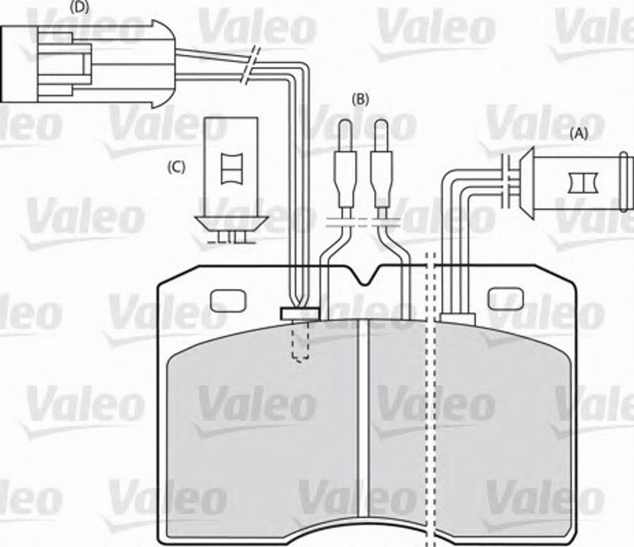 Valeo 540546 - Kit pastiglie freno, Freno a disco www.autoricambit.com