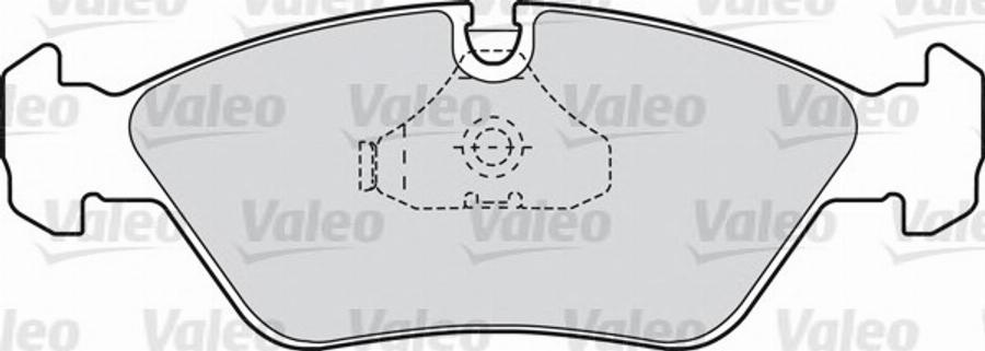 Valeo 540424 - Kit pastiglie freno, Freno a disco www.autoricambit.com