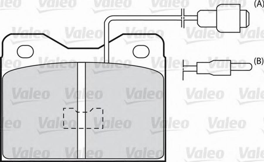 Valeo 540038 - Kit pastiglie freno, Freno a disco www.autoricambit.com