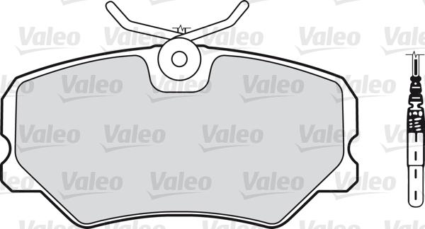 Valeo 540148 - Kit pastiglie freno, Freno a disco www.autoricambit.com