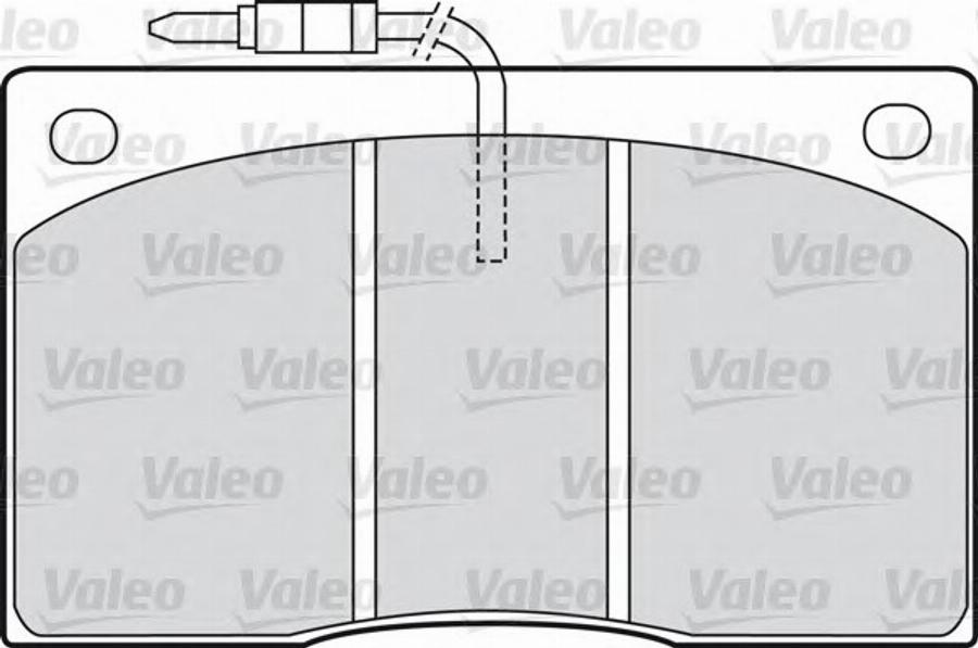 Valeo 540 101 - Kit pastiglie freno, Freno a disco www.autoricambit.com