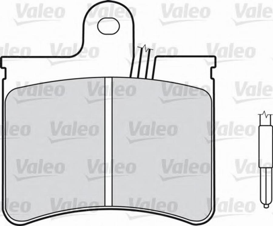 Valeo 540102 - Kit pastiglie freno, Freno a disco www.autoricambit.com