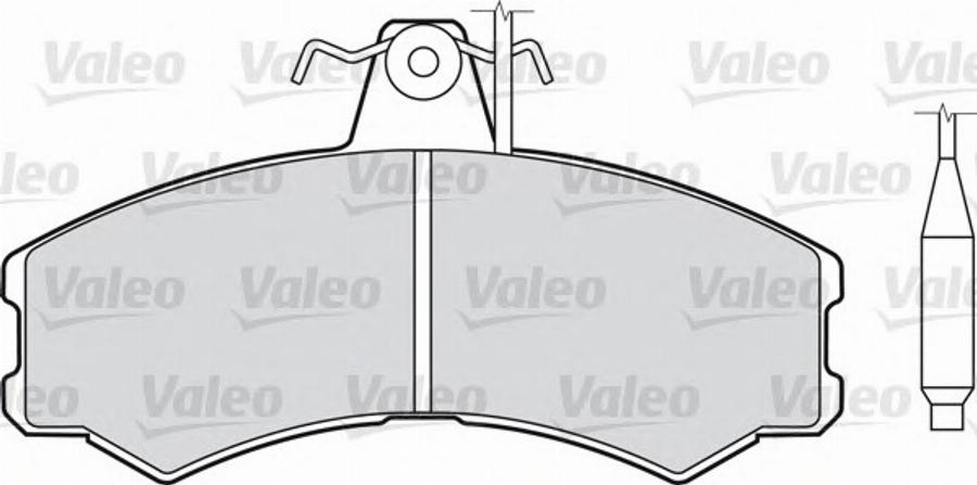 Valeo 540 107 - Kit pastiglie freno, Freno a disco www.autoricambit.com