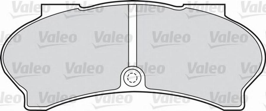 Valeo 540125 - Kit pastiglie freno, Freno a disco www.autoricambit.com