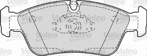 Valeo 598604 - Kit pastiglie freno, Freno a disco www.autoricambit.com