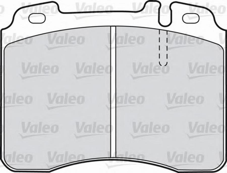 Valeo 540801 - Kit pastiglie freno, Freno a disco www.autoricambit.com