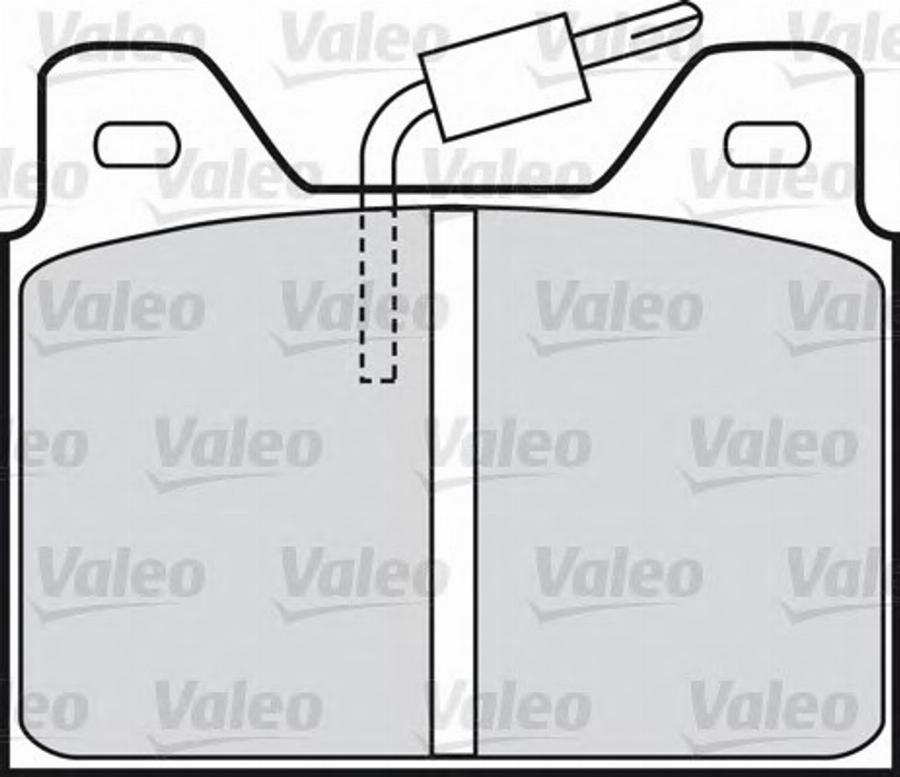 Valeo 540311 - Kit pastiglie freno, Freno a disco www.autoricambit.com