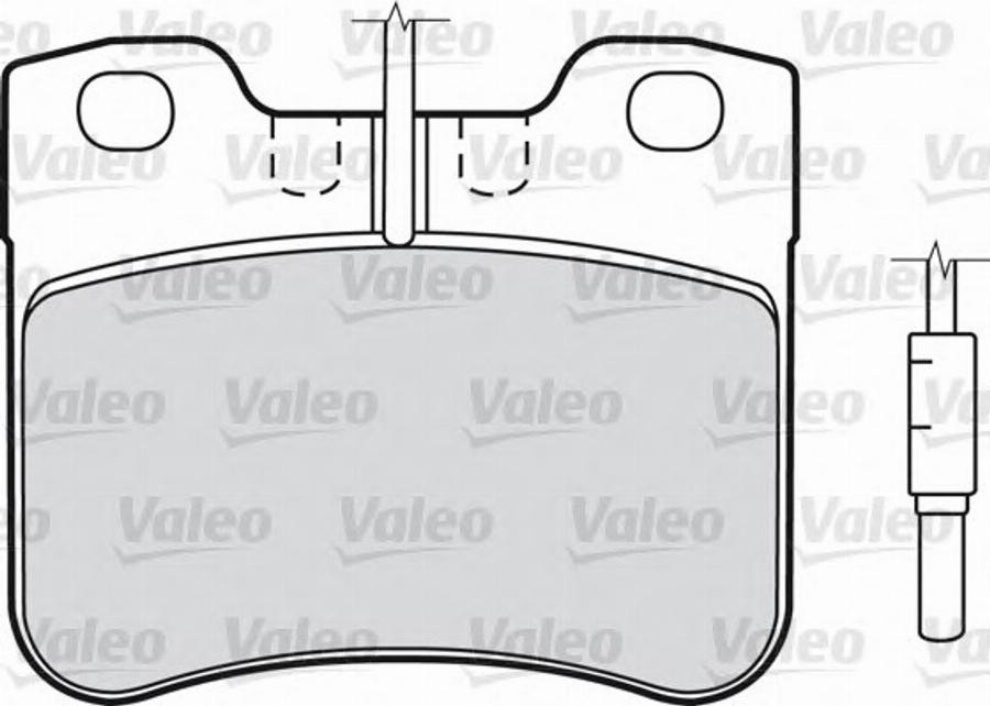 Valeo 540 743 - Kit pastiglie freno, Freno a disco www.autoricambit.com