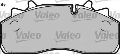 Valeo 541694 - Kit pastiglie freno, Freno a disco www.autoricambit.com