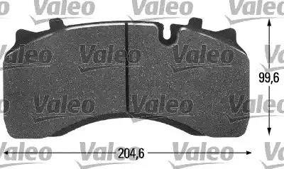 Valeo 541693 - Kit pastiglie freno, Freno a disco www.autoricambit.com