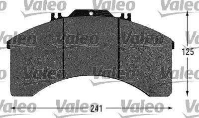 Valeo 541658 - Kit pastiglie freno, Freno a disco www.autoricambit.com