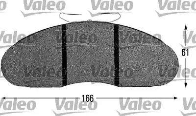 Valeo 541652 - Kit pastiglie freno, Freno a disco www.autoricambit.com