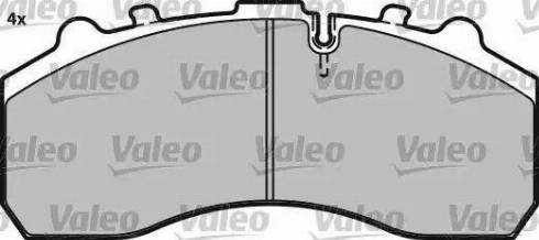 Valeo 541677 - Kit pastiglie freno, Freno a disco www.autoricambit.com