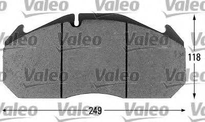 Valeo 541714 - Kit pastiglie freno, Freno a disco www.autoricambit.com