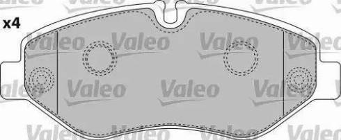 Valeo 541734 - Kit pastiglie freno, Freno a disco www.autoricambit.com